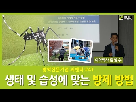 모기 생태 및 습성에 맞는 방제방법